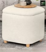 ⁦بف مربع عصري قابل للتخزين⁩ - الصورة ⁦2⁩