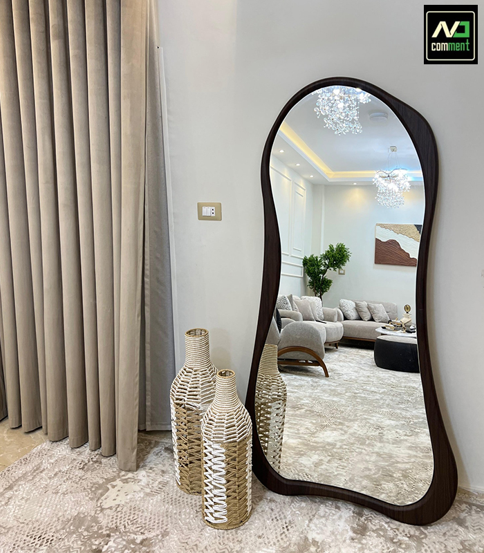 43 مرايا مودرن سوداء - الصورة 1